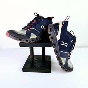 On Cloud X Shift Cloudtec Lightweight Women's Maroon & Navy Sneakers, Sz 6.5